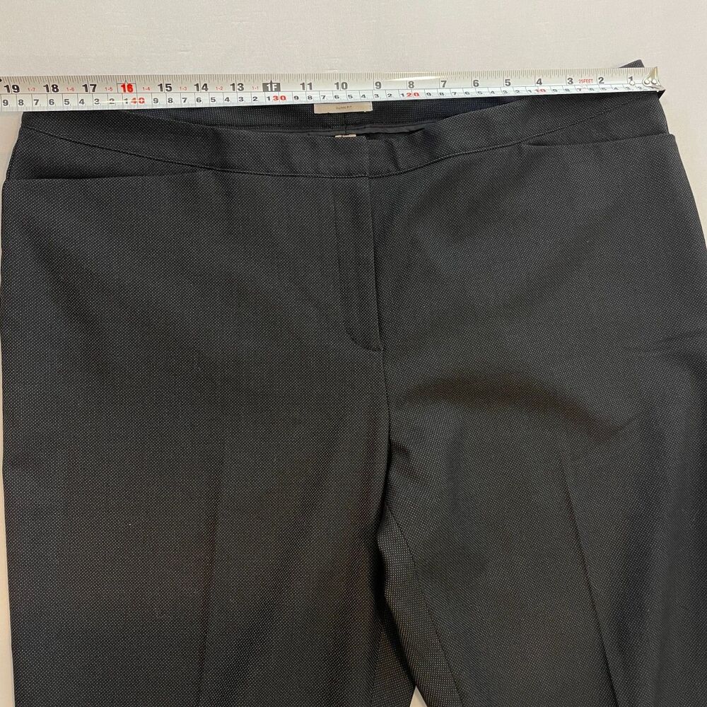 ~ Halogen 16p Quinn Fit Black Slacks Pants Trousers 16 Petite 10"rise, 31"inseam - Picture 9 of 10